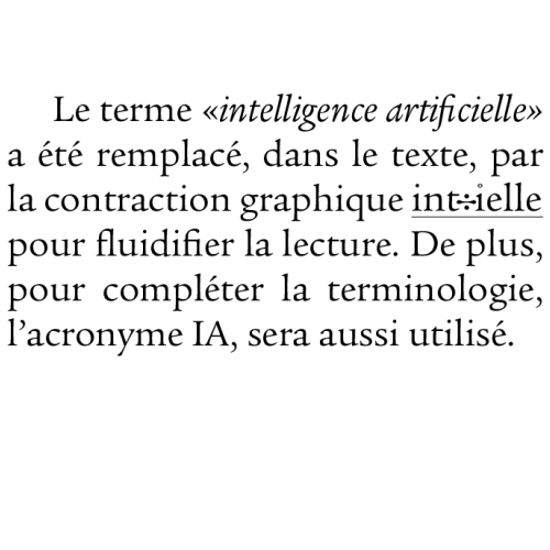Introduction &agrave; l'Intelligence Artificielle